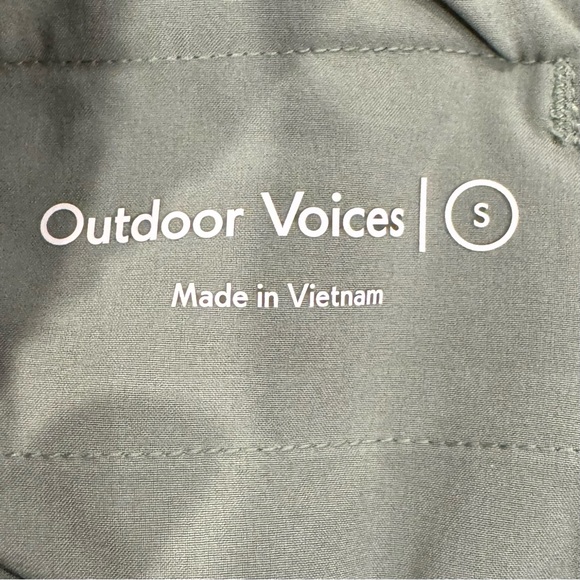 Outdoor Voices Women’s Zephyr Light Green Athletic Pants Size Small - Picture 3 of 4